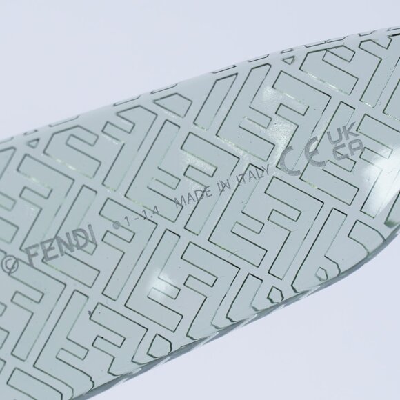 Fendi FE40128I 93Q Sunglasses Green Shield Frame, Green Lenses - Picture 9 of 10